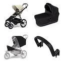 Passeggino urbano Thule Urban Glide 4-wheel Soft beige + Bassinet Black SET 4in1