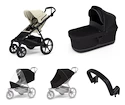 Passeggino urbano Thule Urban Glide 4-wheel Soft beige + Bassinet Black SET 5in1