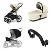 Passeggino urbano Thule Urban Glide 4-wheel Soft beige + Bassinet Soft beige SET 4in1