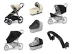 Passeggino urbano Thule Urban Glide 4-wheel Soft beige + Bassinet Soft beige SET 7in1