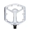 Pedali a piattaforma Crankbrothers  Stamp 7 Large High Polish Silver