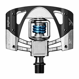 Pedali a sgancio rapido MTB Crankbrothers Mallet 3 Charcoal/Electric Blue