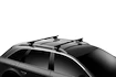 Portatutto Thule con SquareBar Audi A6 Allroad 5-dr Estate con mancorrenti sul tetto (hagus) 00-05