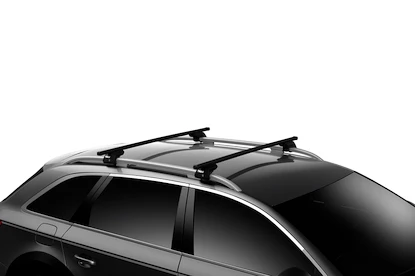 Portatutto Thule con SquareBar Jeep Cherokee (KJ) 5-dr SUV con mancorrenti sul tetto (hagus) 02-07