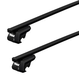 Portatutto Thule con SquareBar Kia Carnival (Mk I) 5-dr MPV con mancorrenti sul tetto (hagus) 00-05