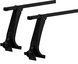 Portatutto Thule con SquareBar Land Rover Defender 90/110/130 5-dr SUV con canali di drenaggio 00-19