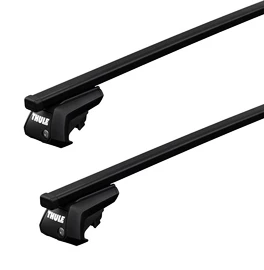 Portatutto Thule con SquareBar Volkswagen Caddy Maxi (Mk. V) 5-dr Van con mancorrenti sul tetto (hagus) 21-23