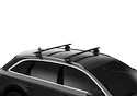 Portatutto Thule con WingBar Black Acura MDX (Mk. IV) 5-dr SUV con mancorrenti sul tetto integrati 22+