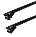 Portatutto Thule con WingBar Black Audi A4 Allroad 5-dr Estate con mancorrenti sul tetto (hagus) 08-15