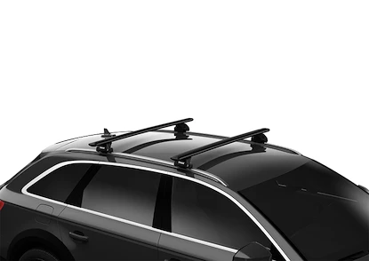 Portatutto Thule con WingBar Black Audi A4 Avant 5-dr Estate con mancorrenti sul tetto integrati 08-15