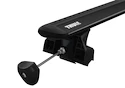 Portatutto Thule con WingBar Black Dacia Duster 5-dr SUV con mancorrenti sul tetto (hagus) 18+