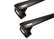 Portatutto Thule con WingBar Black Ford Mondeo (Mk. IV) 5-dr Estate con mancorrenti sul tetto integrati 12-14