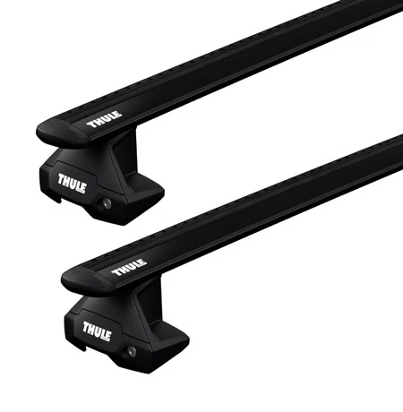 Coppia Barre portatutto Thule SquareBar con piede Thule Evo Clamp 7105 per  auto Tetto Normale