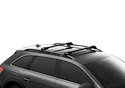 Portatutto Thule Edge Black Audi A4 Avant 5-dr Estate con mancorrenti sul tetto (hagus) 00-01