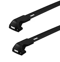 Portatutto Thule Edge Black Audi A6 Avant (C6) 5-dr Estate con mancorrenti sul tetto integrati 05-10