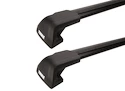 Portatutto Thule Edge Black Peugeot 508 SW 5-dr Estate con mancorrenti sul tetto integrati 11-18