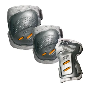 Protezioni per pattinaggio inline Tempish  CoolMax Silver/Orange XL