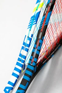 Racchetta da squash Salming  Forza Powerlite Racket White/Blue/Yellow