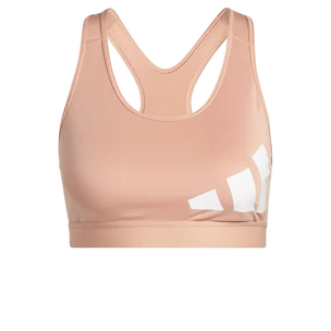 Reggiseno da donna adidas  Believe This Medium Support Workout Logo Ambient Blush