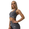 Reggiseno da donna GymBeam  FLO Sports Bra Grey