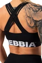 Reggiseno da donna Nebbia  Medium Impact Cross Back Sports Bra 410 black