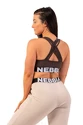 Reggiseno da donna Nebbia  Medium Impact Cross Back Sports Bra 410 brown