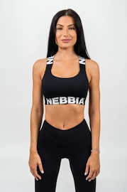 Reggiseno da donna Nebbia Medium-Support Criss Cross Sports Bra black