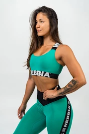 Reggiseno da donna Nebbia Medium-Support Criss Cross Sports Bra green