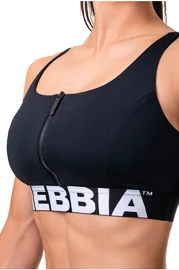 Reggiseno da donna Nebbia  Smart zip sports bra black