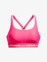 Reggiseno da donna Under Armour  Crossback Mid Bra-PNK