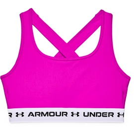 Reggiseno da donna Under Armour Crossback Mid Bra-PNK