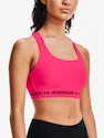 Reggiseno da donna Under Armour  Crossback Mid Bra-PNK