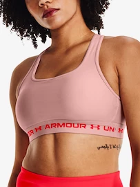 Reggiseno da donna Under Armour Crossback Mid Hthr-PNK