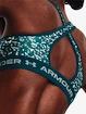 Reggiseno da donna Under Armour  Crossback Mid Print-GRN