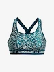 Reggiseno da donna Under Armour  Crossback Mid Print-GRN