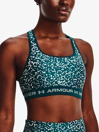 Reggiseno da donna Under Armour Crossback Mid Print-GRN