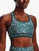 Reggiseno da donna Under Armour  Crossback Mid Print-GRN XS