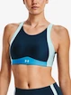 Reggiseno da donna Under Armour  Infinity Mid High Neck Shine-BLU