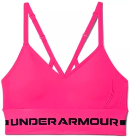 Reggiseno da donna Under Armour Seamless Low Long Htr Bra pink Beta Tint