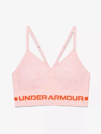 Reggiseno da donna Under Armour Seamless Low Long Htr Bra pink Beta Tint