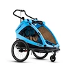 Rimorchio bici bambini TaXXi S'Cool Kids Elite two Blue