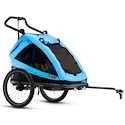 Rimorchio bici bambini TaXXi S'Cool Kids Elite two Blue