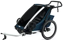 Rimorchio bici bambini Thule Chariot Cross 1 Blue