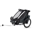 Rimorchio bici bambini Thule Chariot Cross 2 single dark slate