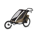 Rimorchio bici bambini Thule Chariot Cross 2 single faded khaki