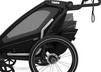 Rimorchio bici bambini Thule Chariot Sport 1 Black