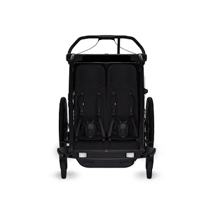 Rimorchio bici bambini Thule Chariot Sport 2 double black