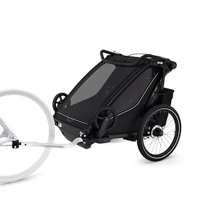 Rimorchio bici bambini Thule Chariot Sport 2 double black