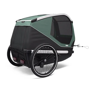 Rimorchio da bicicletta per cani Thule Bexey Hazy Green L