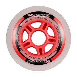 Ruote con cuscinetti Powerslide One Complete 84 mm 82A + ABEC 5 + 8 mm Spacer 8